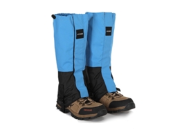 Polainas impermeables para senderismo, ideales para montañismo, esquí, acampada, caza y otras actividades en climas cálidos Mdug (azul, 44 cm de alto)
