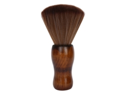 Brocha Limpia Pelo Roto Con Mango De Madera Cepillo Suave Para Barbershop Y Salón De Belleza