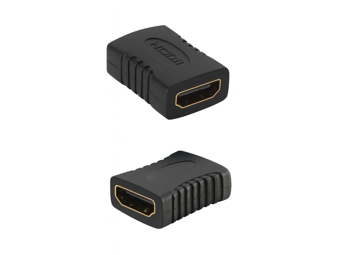 Adaptador convertidor HDMI F a HDMI F Xin Yue 8006, negro