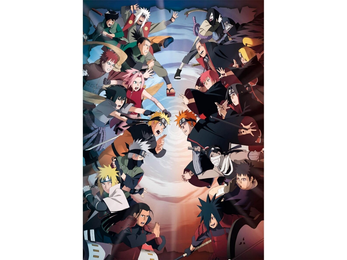 Rompecabezas de 1000 Piezas: Naruto Shippuden CLEMENTONI