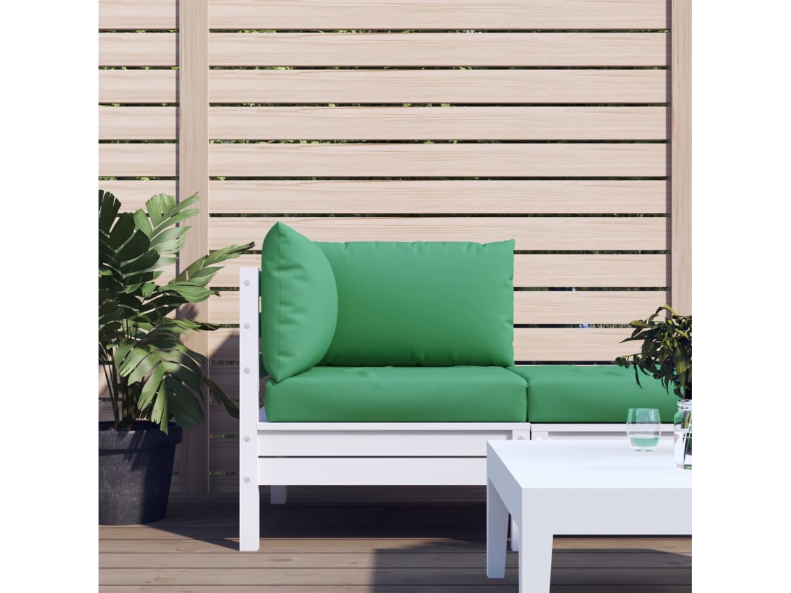 Cojines para muebles de palets, 3 piezas, tela Oxford verde HARLANV1