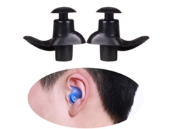 Protectores auditivos de silicona impermeables para nadar.