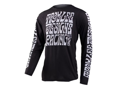 Camiseta de Hombre TROY LEE DESIGNS Gp Air Manic Negro (L)