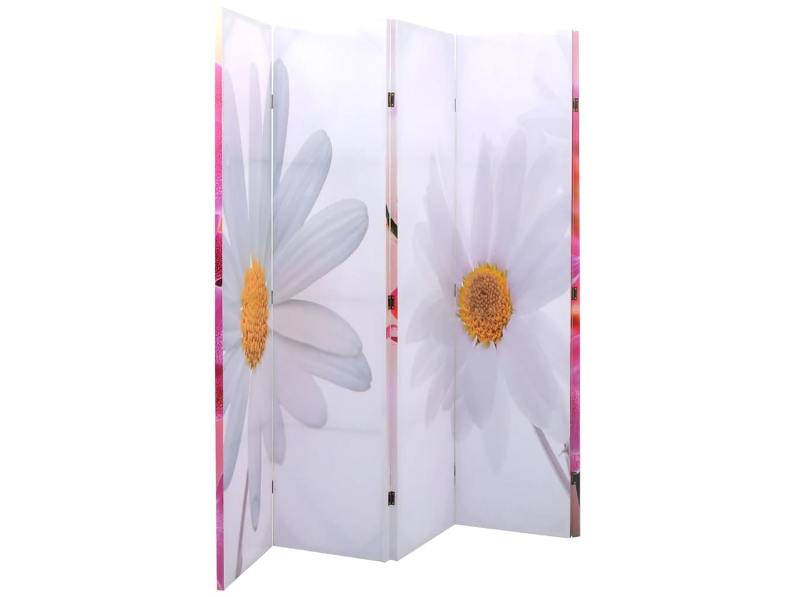 Biombo Divisor Plegable 200x170 Cm Flores