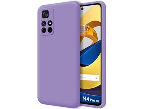 Carcasa Xiaomi POCO M4 Pro 5G TUMUNDOSMARTPHONE Silicona Líquida Morado