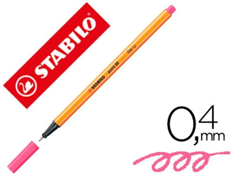 Marcador Stabilo Ponta de Fibra Point 88 Heliotropo 0.4 mm