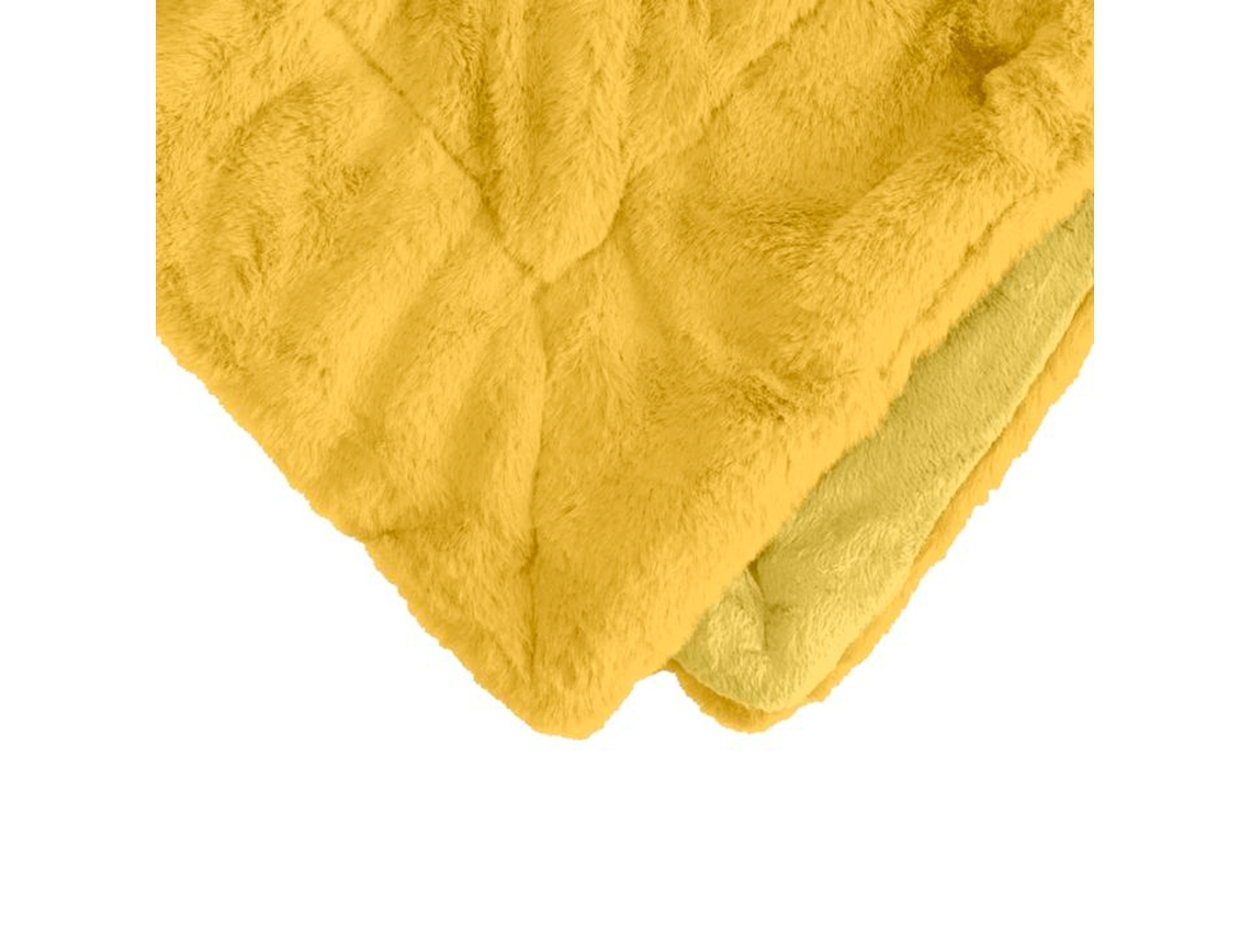 Manta Plaid Amarillo 130x170cm Minnor