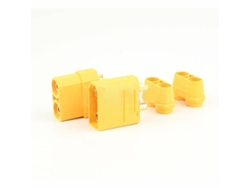1 Pairamass Xt90+ Plug Connector With Sheath 1 Pair For Rc Drone Airplane Car Battery Cable