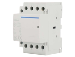 Contactor De Ca Doméstico 4p 40a 24v/230v 50/60hz 4no Modular Seguro Contra Ruido
