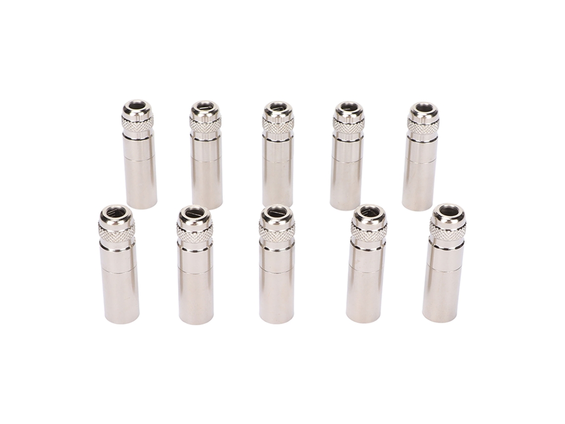 10pcs Conectores Xlr Macho De 4 Pinos De Metal Total Para Mixer Microfone Amplificador Equalizador