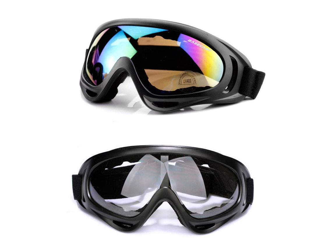 Gafas de esquí y snowboard con protección UV, antivaho, compatibles con casco, para motocross y deportes extremos