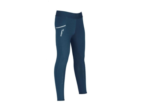 Leggings de Niña para Equitación TATTINI Agarre Medio Aloe Azul (8 años)