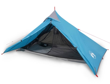 Tienda de campaña tipi para 1 persona impermeable VIDAXL azul