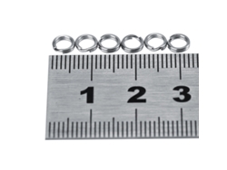 Danu26-100pcs Anillo Separable De Acero Inoxidable Para Pesca Conector De Lures Snap Anillo (5)