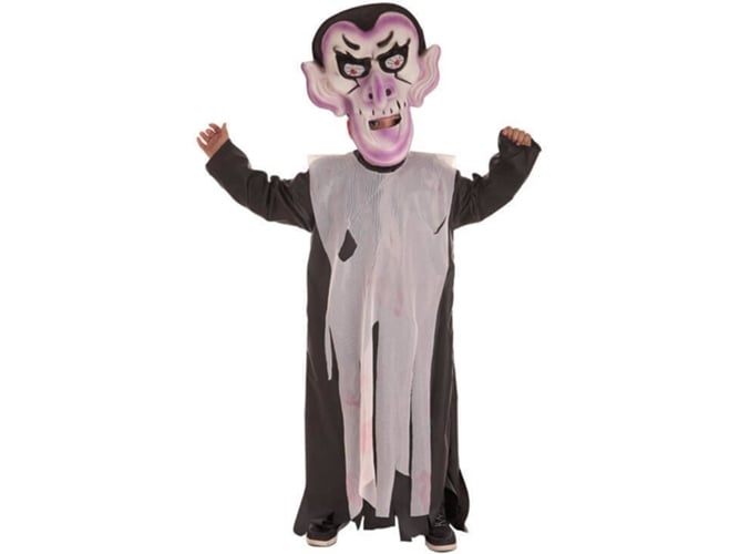 Disfraz Unisex DISFRAZZES Vampiro Cabezón (Talla: 7 a 9 años)