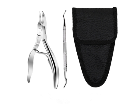 Cortauñas para uñas de los pies, pinzas para cutículas, lima de uñas, piel muerta, elimina las herramientas de corte de pedicura