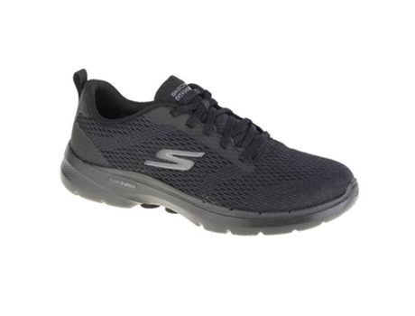 Zapatillas SKECHERS Go Walk 6 Bold Vision Mujer (37,5 eu - Negro)