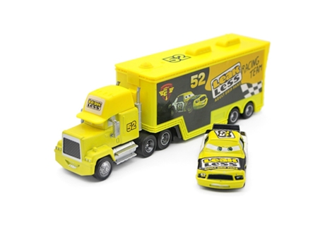 Disney pixar car toys lightning mcqueen number racer mack uncle truck 1:55 diecast metal car model toy boy birthday gift
