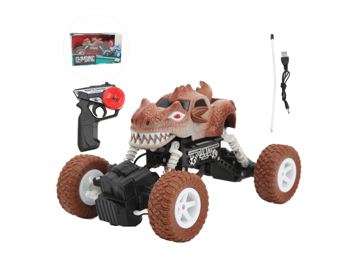 Coche teledirigido todoterreno con forma de animal y neumáticos de goma (para mayores de 3 años)