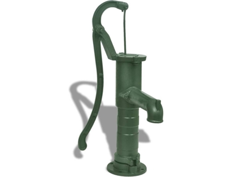 vidaXL Bomba de agua manual para jardín de hierro fundido