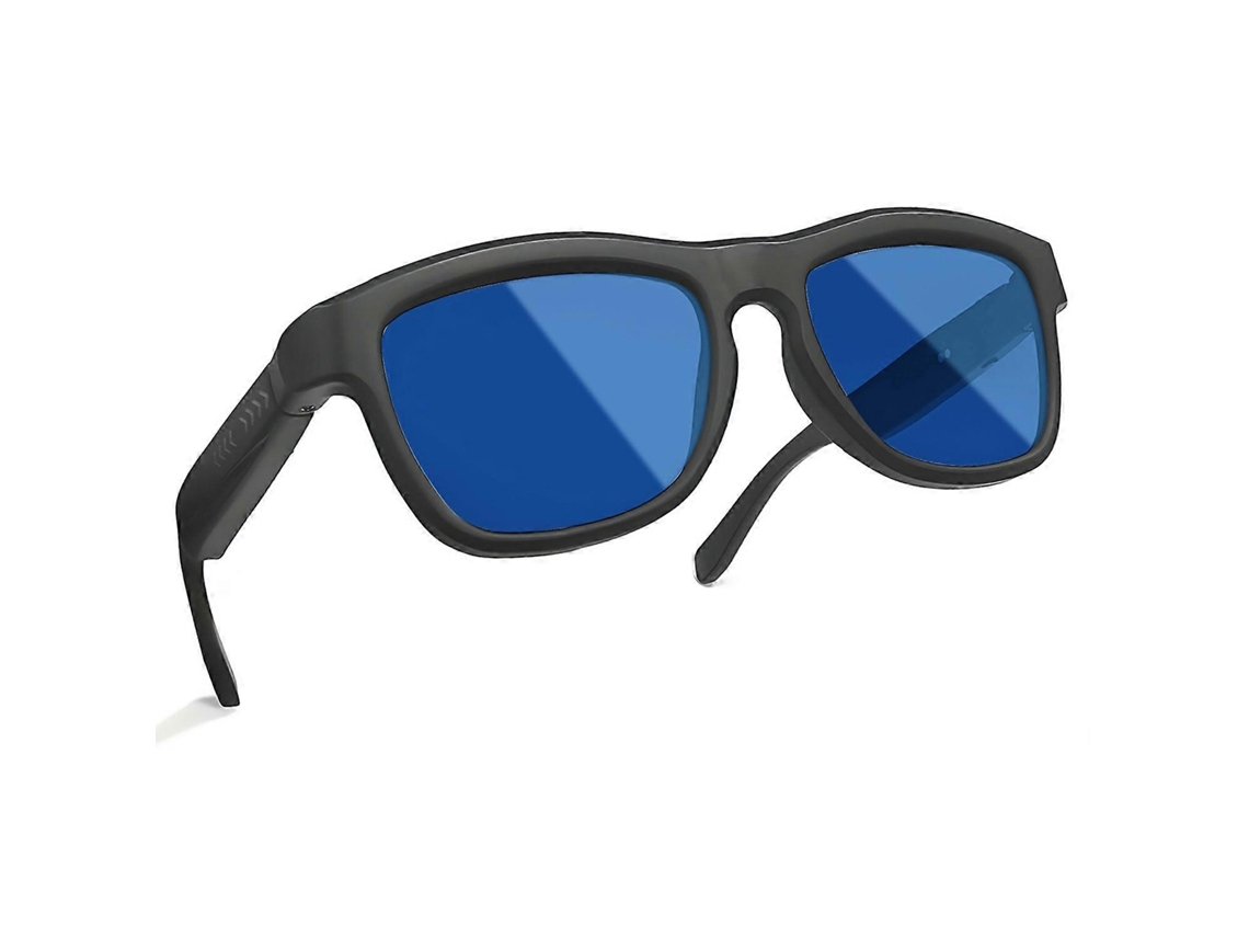 Gafas inteligentes GV-90 con IA para traducción, lentes sensibles al tacto que cambian de color, audio HD, compatibilidad con Bluetooth y funciones de música.