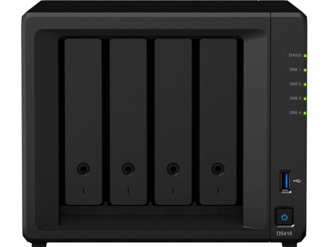 NAS SYNOLOGY DS418 (4 Bahías - 0 TB)