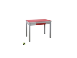 Mesa Cocina Extensible Tetra MOMMA HOME (Rojo - Vidrio templado -160/100x60x76 cm)