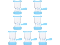Juego De 8 Vasos De Silicona Para Lavado De Ojos Con Recipiente De Almacenamiento Para Ojos Cansados Y Limpieza