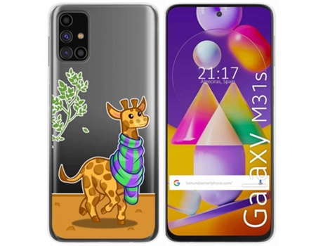 Carcasa Samsung Galaxy M31s TUMUNDOSMARTPHONE Dibujos Transparente Multicolor