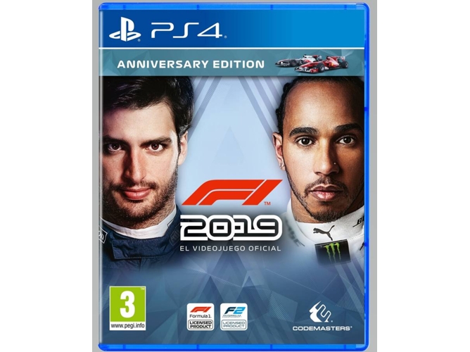 Juego PS4 F1 2019: Anniversary Edition (Carreras - M3)
