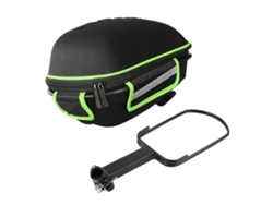 Bolsa Para Sillín De Bicicleta De Gran Capacidad, Estuche Rígido Ampliado, Portátil Para Bicicletas De Montaña Y Carretera, Color Verde.