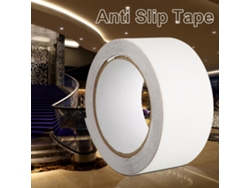 Omni-cinta Antideslizante De Pvc Autoadhesiva 5cm X 5m Resistente Al Desgaste Para Suelos Seguros Blanco