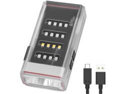 Mini Linterna Ultrabrillante De 3300 Lm Con Llavero, Recargable Y Con Batería Integrada Ippherphop