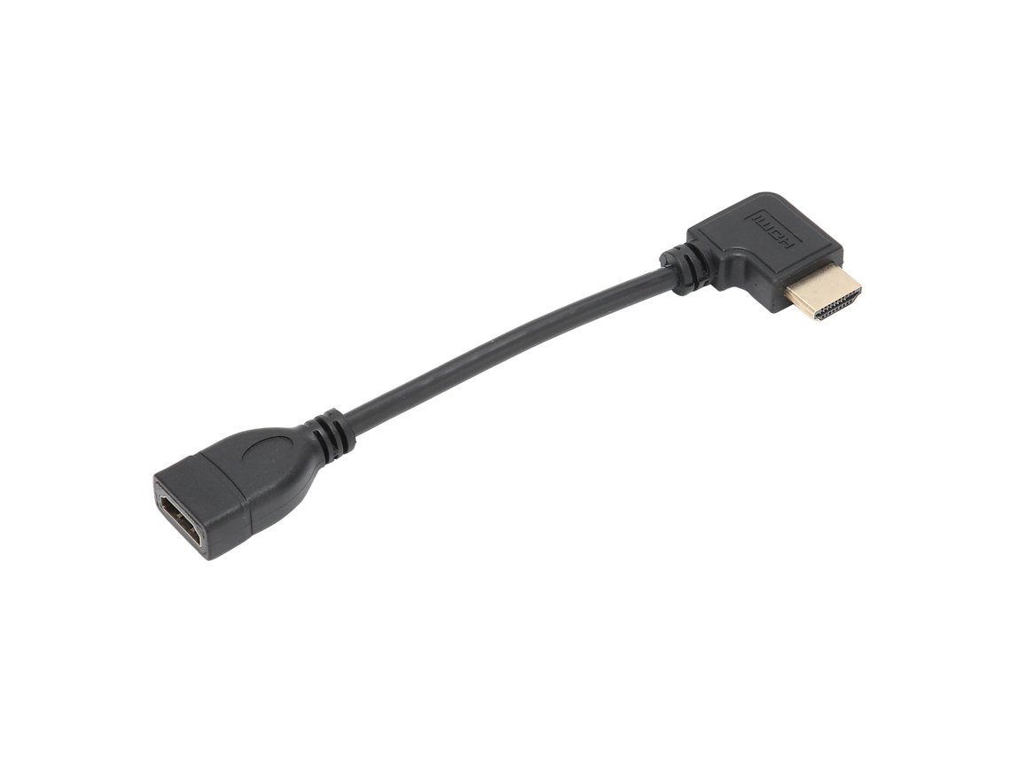 Cable De Extensión Hdmi Macho A Hembra, 0,15 M/0,5 Pies, Ángulo De 90 Grados, Alta Velocidad