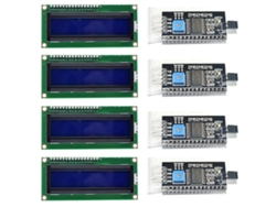 Módulos Hd44780 Controlador Luz De Fondo De Pantalla Azul Para R3 Mega2560 Lcd