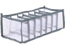 Organizador 36x25x20 Almacenamiento Grande Malla Multirejilla 7 Compartimentos Pantalones Ideal Armarios