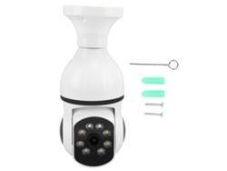 Cámara Inalámbrica De Seguridad Wifi Bombilla E27 Visión Nocturna A Color Monitoreo Hogar 110-240v