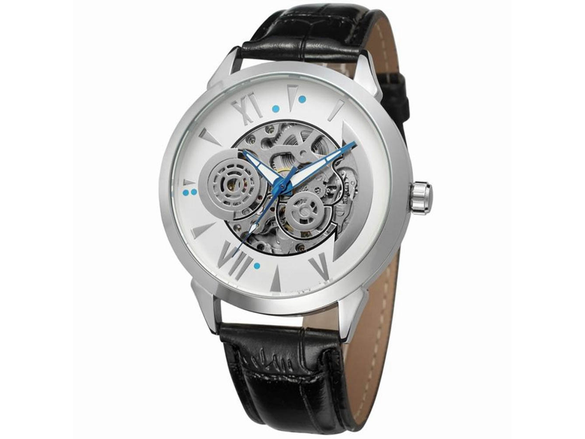 Reloj Automático Mécanico Hombre Multifunción Forsining (blanco)