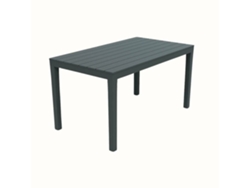 Mesa IPAE-PROGARDEN Rectangular Negro (138x78x72cm)