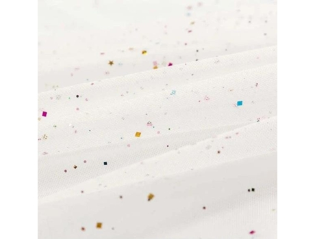 Tela De Tul De Malla Tejida Para Vestir Para Niños Cosiendo Decoración De La Casa Colorida Y Coloreada (Tj0556--6-25X135Cm 0.25 Metros)