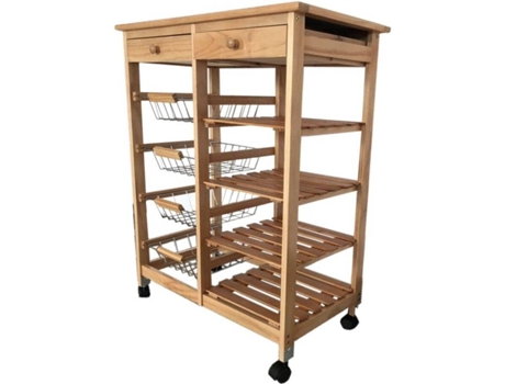 Carrito de Cocina MEYVASER (Beige - 67x37x85 cm)