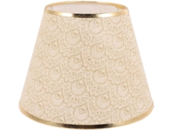 Lámpara De Mesa De Tela Beige Suave Estilo E27