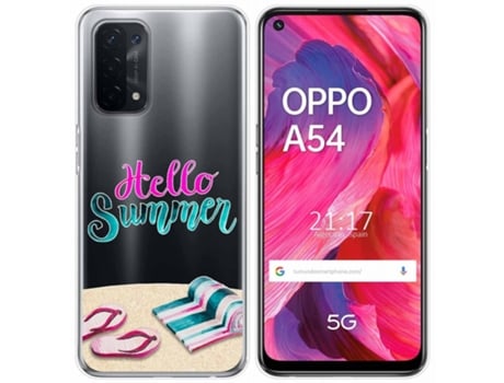 Carcasa Oppo A54 5G / A74 5G TUMUNDOSMARTPHONE Dibujos Transparente