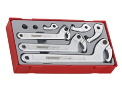 102120102 Juego de llaves de gancho articuladas Tengtools Tthp08