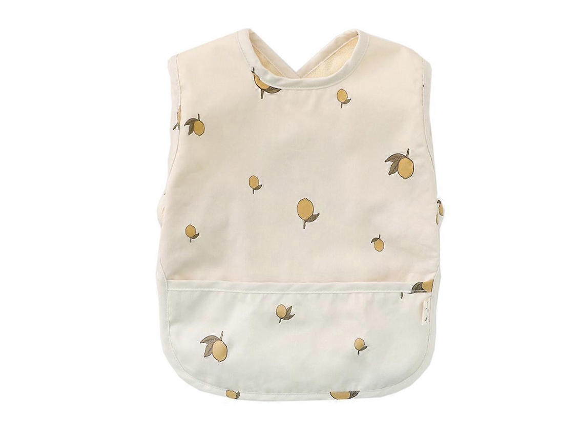 Babero para bebé, paño para eructar con bolsillo, sin mangas, impermeable, GIECY