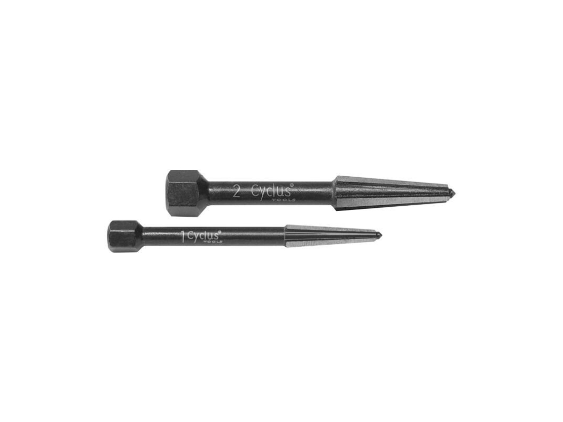 Juego de 2 herramientas para extraer tornillos rotos o dañados CYCLUS Pro M5-M6 Et M8-M10