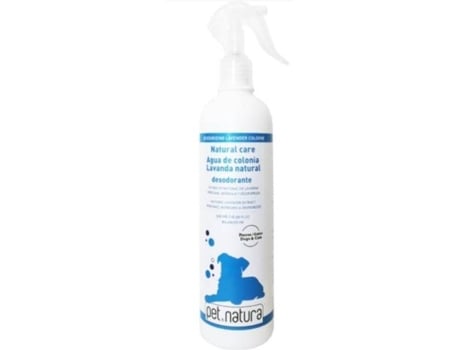Agua de Colonia para Perros PETNATURA Lavanda Desod. Pistola Pulverizador (500ml)