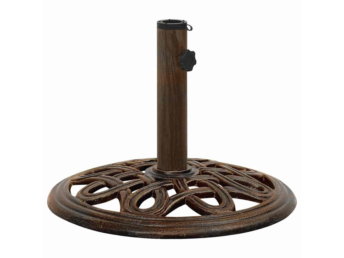 Maison Exclusive - Base De Sombrilla De Hierro Fundido Bronce 40x40x32 Cm