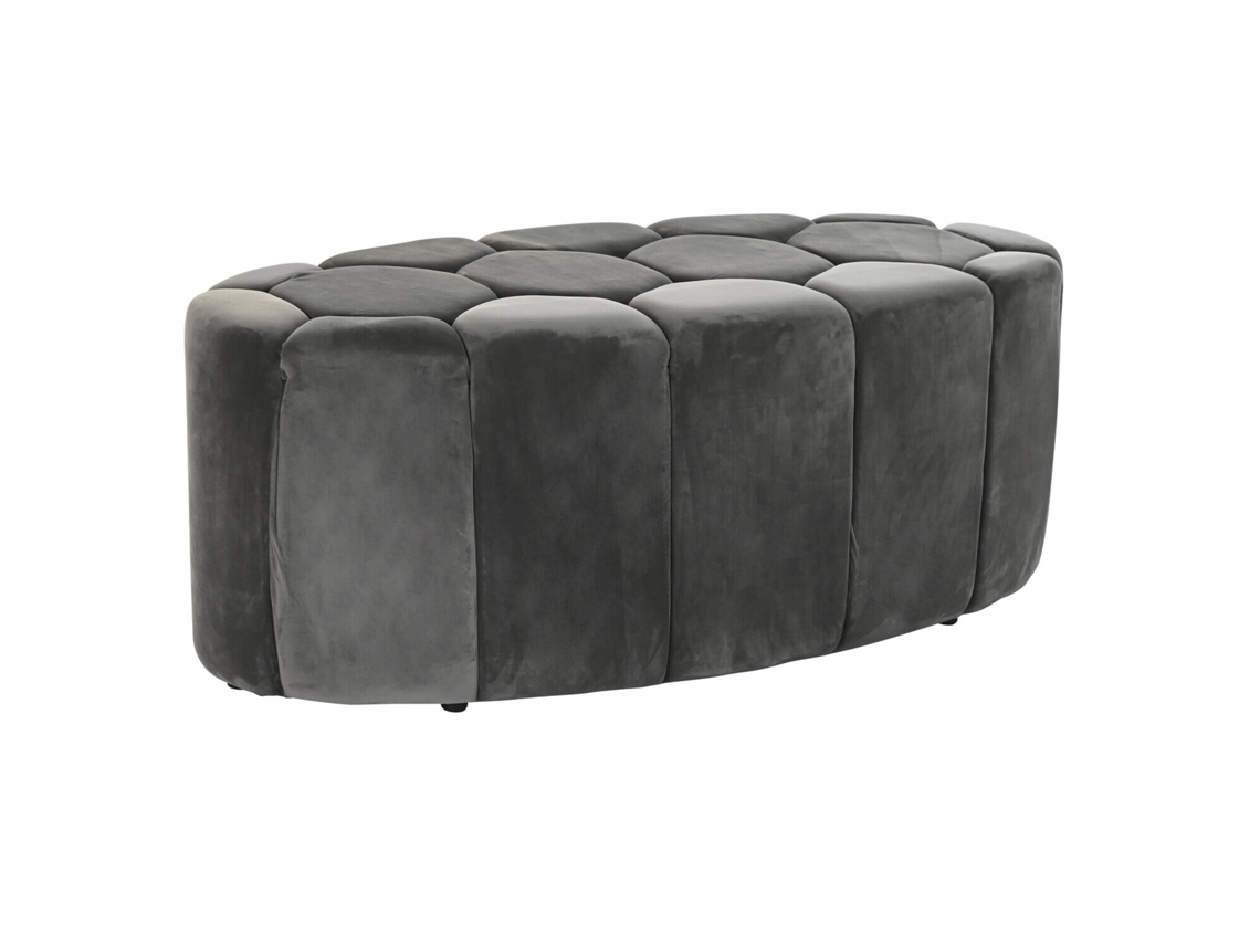 Descalzadora Poliester Mdf Gris 125x53x46,5cm