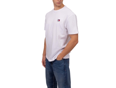 Camiseta de Hombre TOMMY JEANS Blanco (2XL)